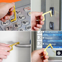 Thumbnail for Hygienic Antimicrobial Brass Door Opener & Stylus