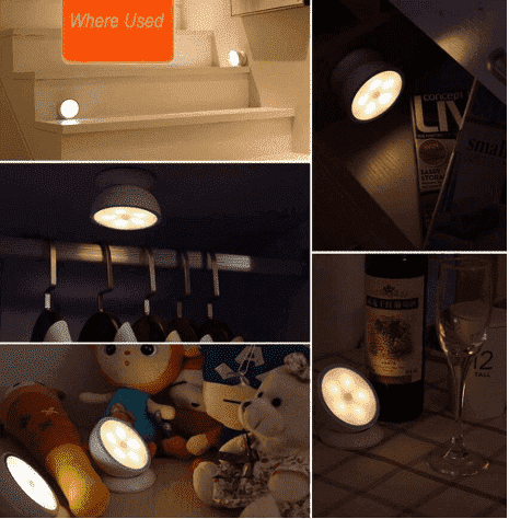 360 Magnetic LED Motion-Sensing Light PeekWise