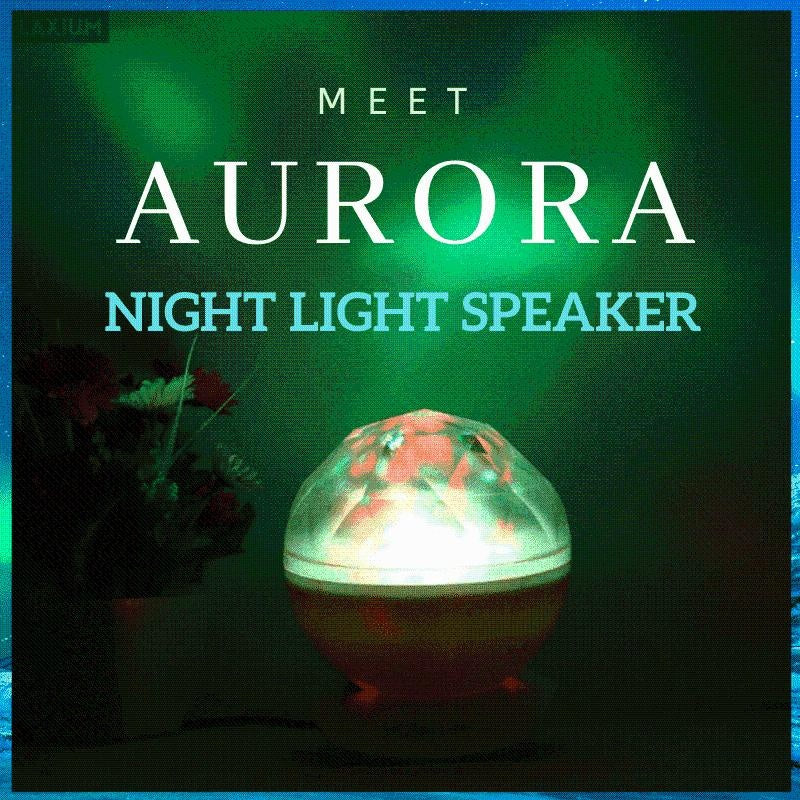 Aurora Night Light Speaker Projector PeekWise