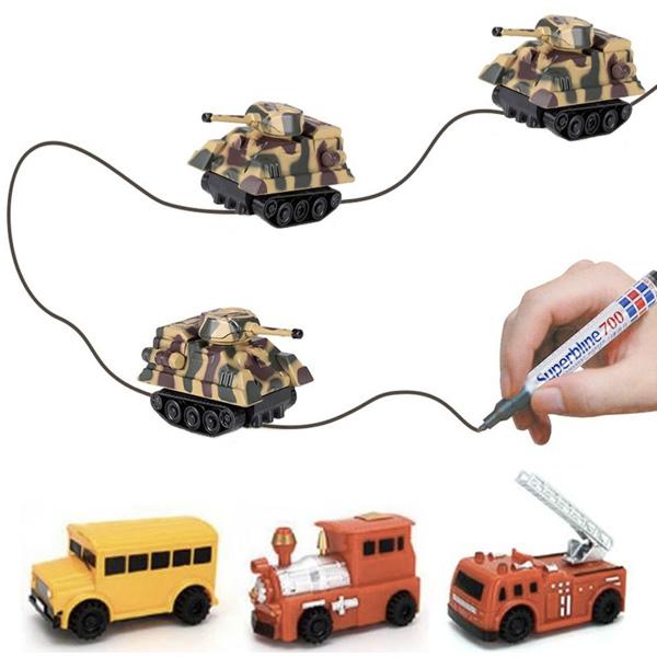 Inductive Follow The Line Vehicle Toy