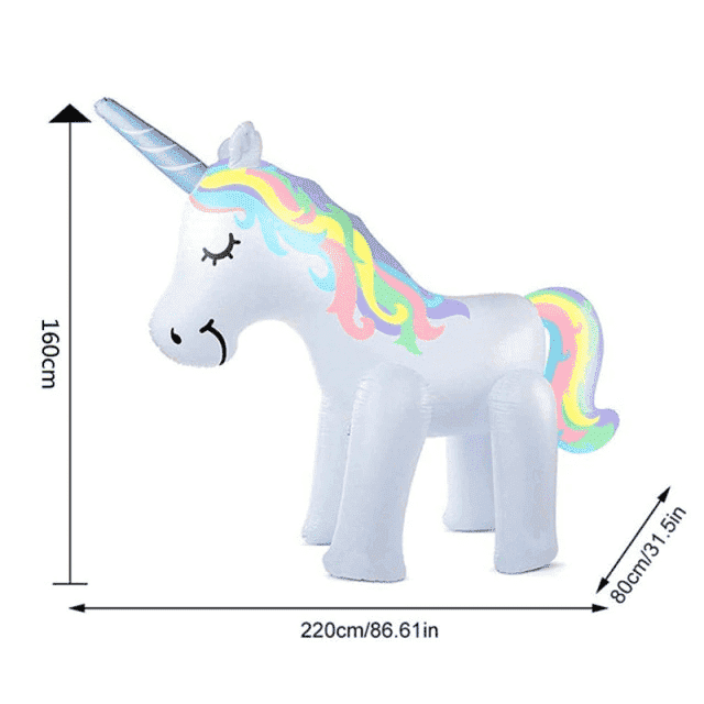 Unicorn Sprinkler for Kids PeekWise