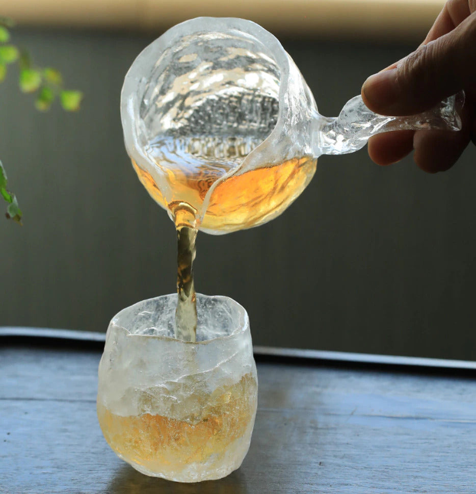 Japanese Frozen Glazed Tea Cup