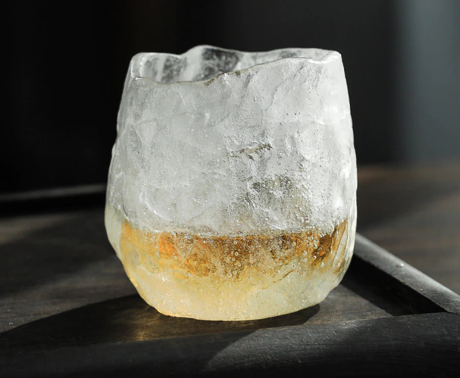 Japanese Frozen Glazed Tea Cup