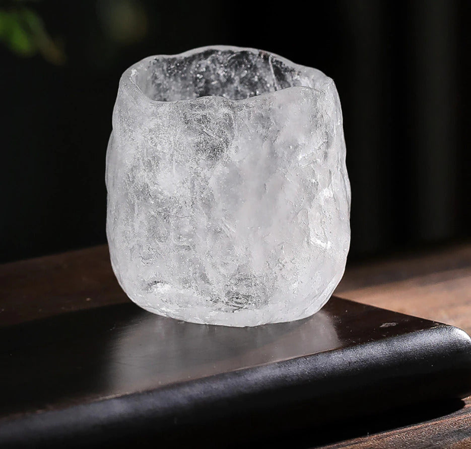 Japanese Frozen Glazed Tea Cup