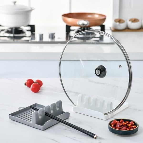 Kitchen Utensil Rest And Cover Lid Holder