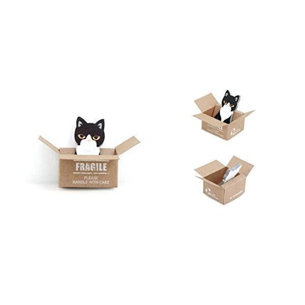 Kitty In A Box Sticky Notepads