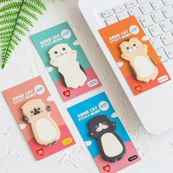 Kitty Sticky Note Memo Pad