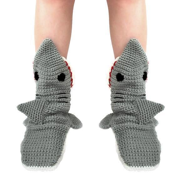 Knitted Shark Bite Socks Indoor Shoes