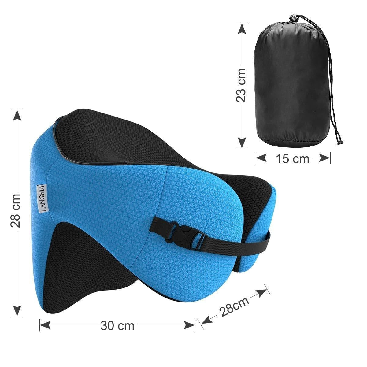 Ergonomic Hooded Travel Pillow PeekWise