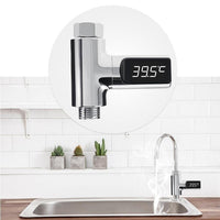 Thumbnail for Digital Self-Powered Shower Thermometer - PeekWise