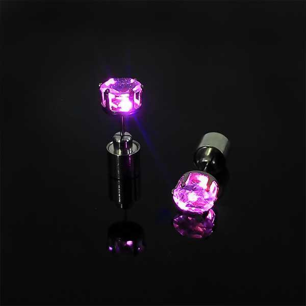 LED Gemstone Earrings (Various Colors and Designs)