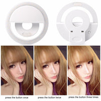 Thumbnail for LED Clip-On Selfie Ring Light - PeekWise