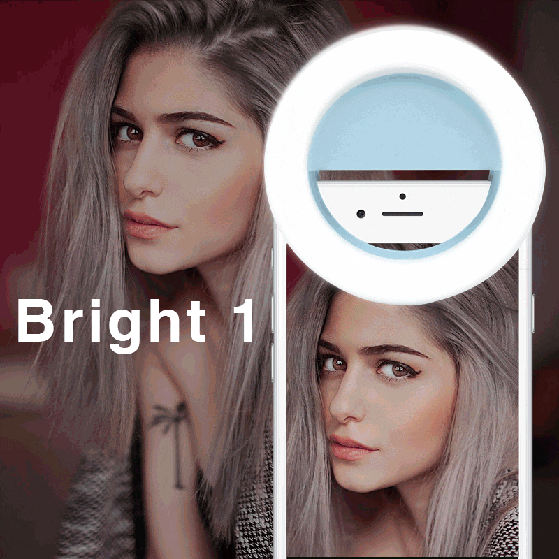 LED Clip-On Selfie Ring Light - PeekWise