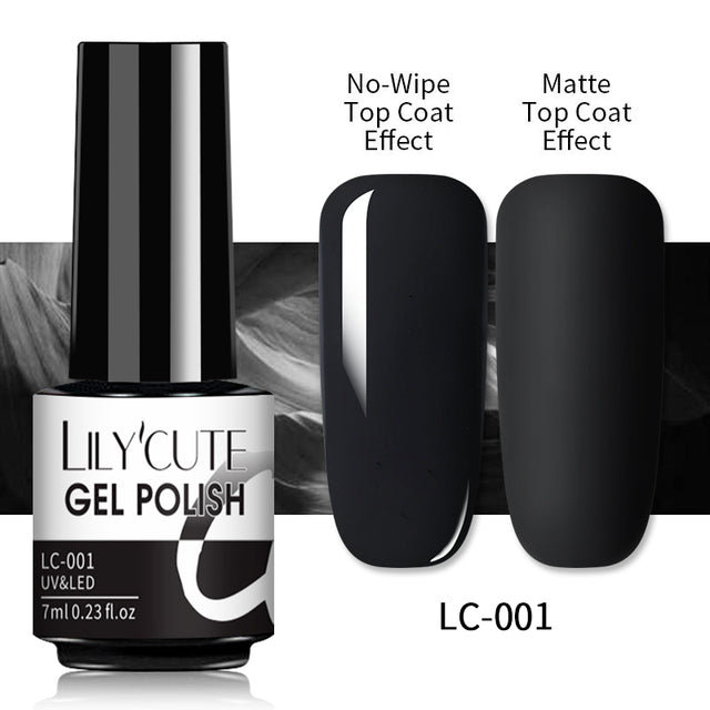 Midnight Matte Black Nail Polish