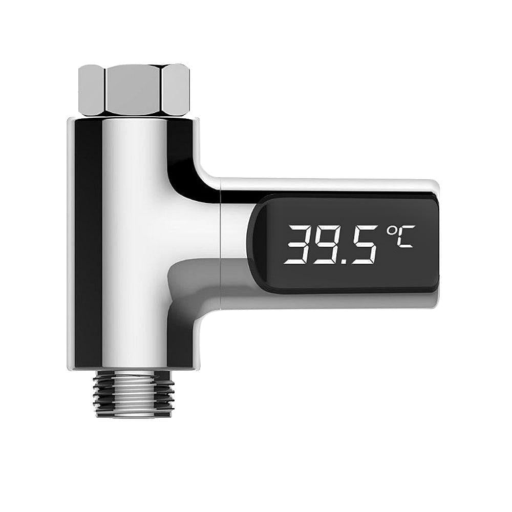 Digital Self-Powered Shower Thermometer - PeekWise