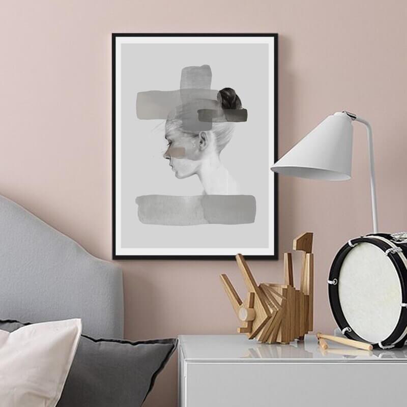 Lady Canvas Painting PeekWise