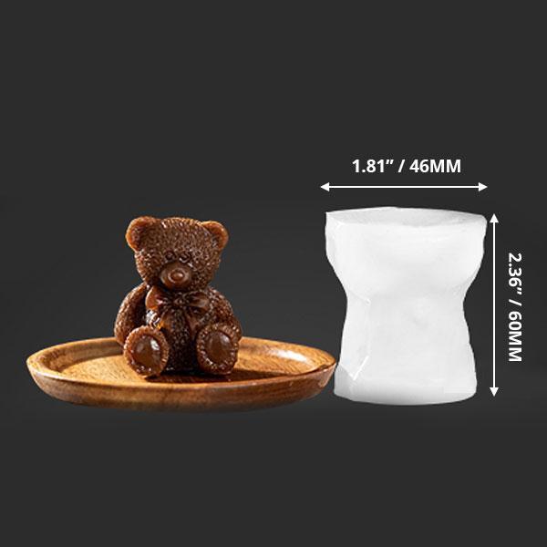 Large 3D Teddy Bear Silicone Ice Mold