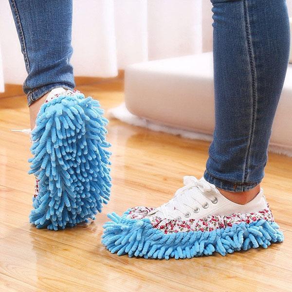 Lazy Mop Microfiber Slippers