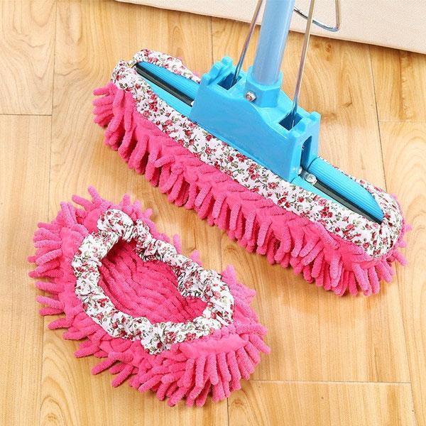 Lazy Mop Microfiber Slippers