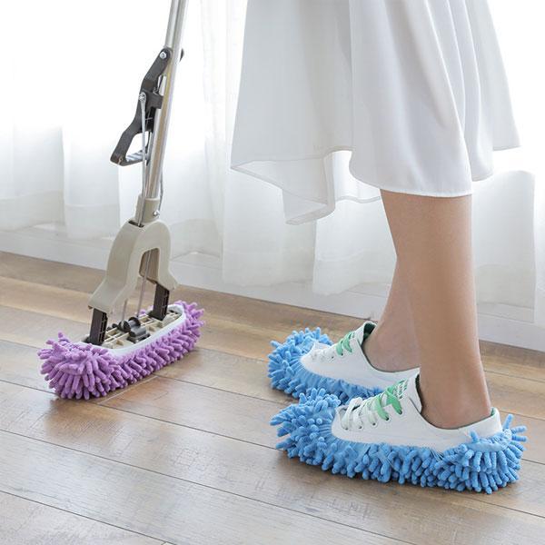 Lazy Mop Microfiber Slippers