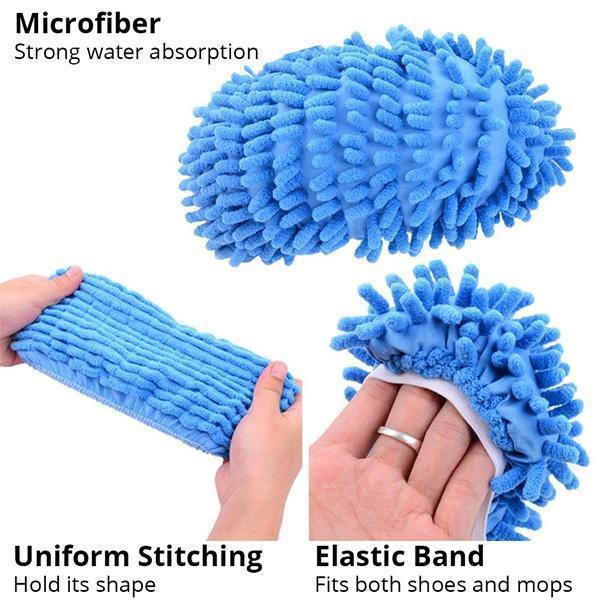 Lazy Mop Microfiber Slippers