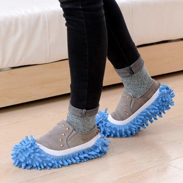 Lazy Mop Microfiber Slippers