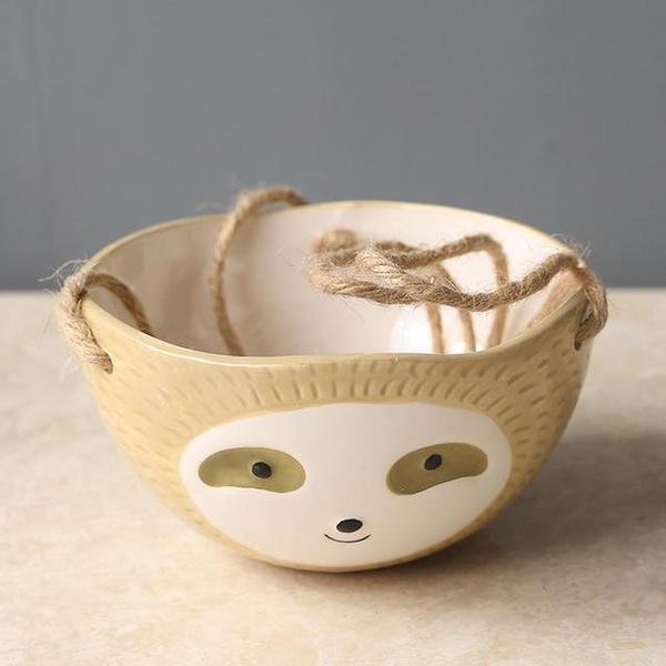 Lazy Sloth Hanging Planter Pots