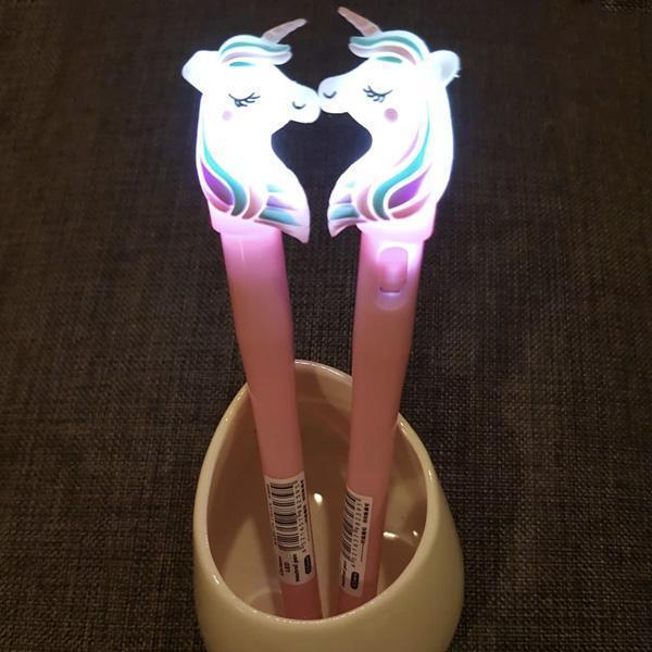 Lighted Unicorn Pen (Set of 4)