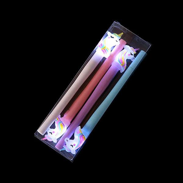 Lighted Unicorn Pen (Set of 4)