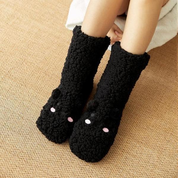 Llama Alpaca Indoor Booties Woollen Socks