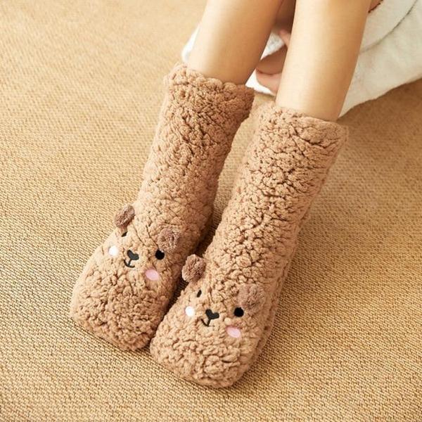 Llama Alpaca Indoor Booties Woollen Socks