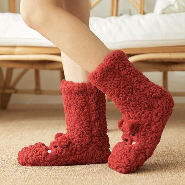 Llama Alpaca Indoor Booties Woollen Socks