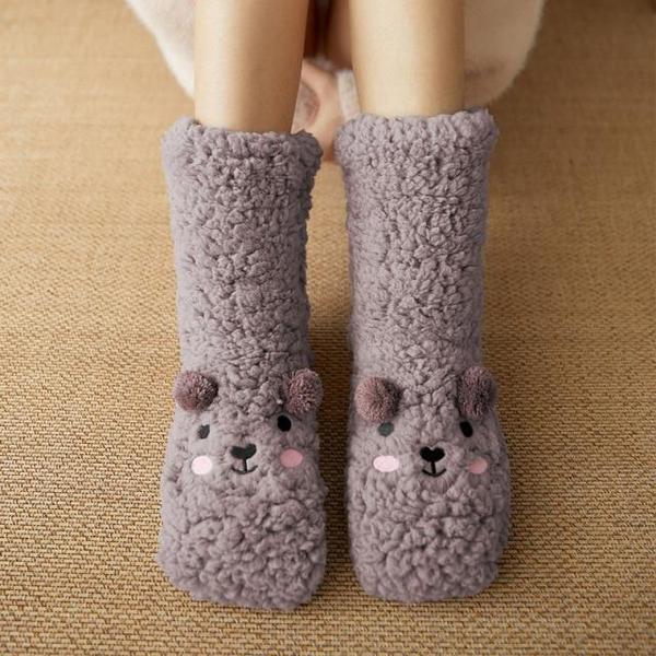 Llama Alpaca Indoor Booties Woollen Socks