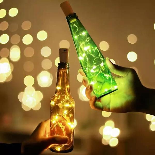 Long LED Bottle Decorative Light (Set of 2)