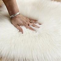 Thumbnail for Love Heart Shaped Faux Sheepskin Fur Rug