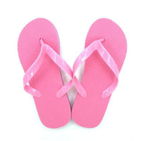 Thumbnail for Love Peace Imprint Flip Flops