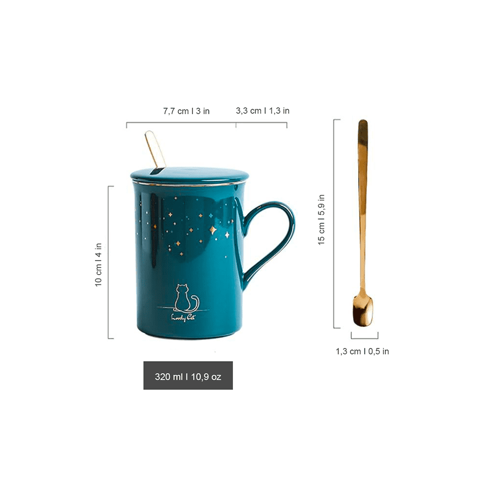Lovely Cat Mug PeekWise