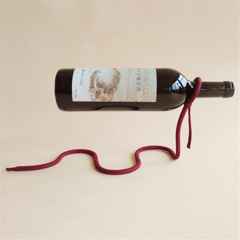 Magic Lasso Hanging Wine Bottle Holder - PeekWise