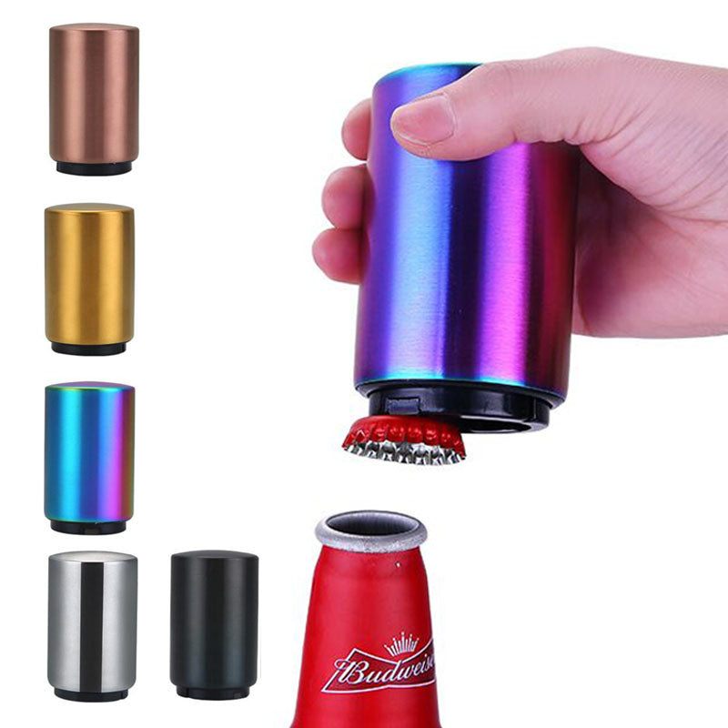 Stainless Steel Automatic Bottle Opener - PeekWise