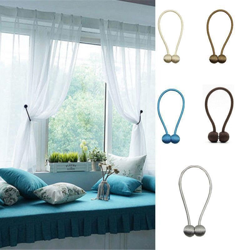 Magnetic Curtain Tiebacks - PeekWise