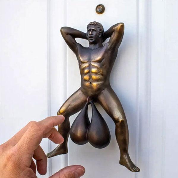 Manly Balls Door Knocker