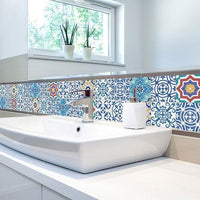 Thumbnail for Mediterranean Waterproof Wall Floor Tile Stickers (Set of 25)