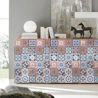 Thumbnail for Mediterranean Waterproof Wall Floor Tile Stickers (Set of 25)