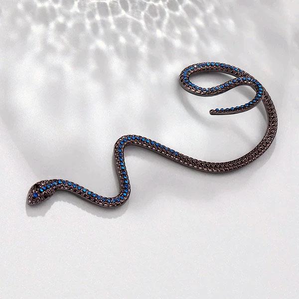 Medusa Hanging Snake Earring