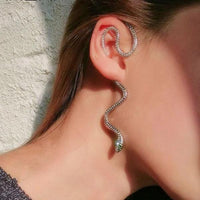 Thumbnail for Medusa Hanging Snake Earring