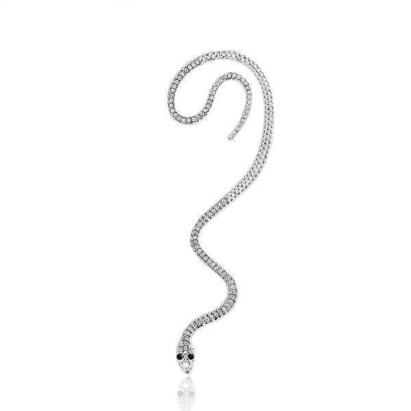 Medusa Hanging Snake Earring