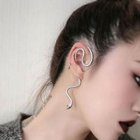 Thumbnail for Medusa Hanging Snake Earring