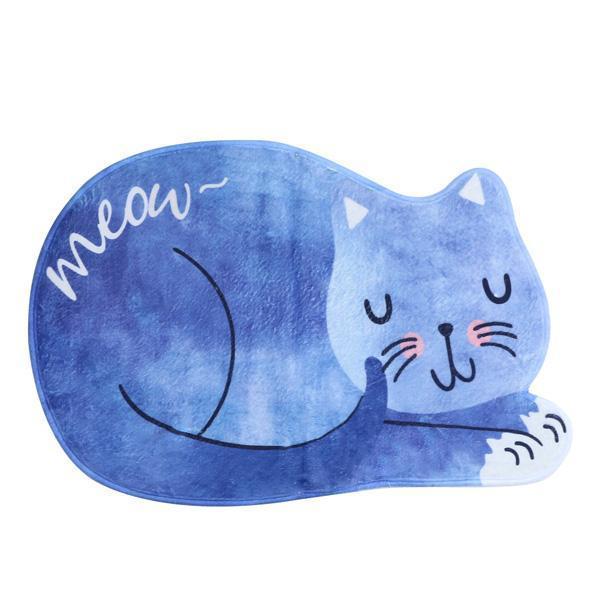 Meow Cat Plush Rug