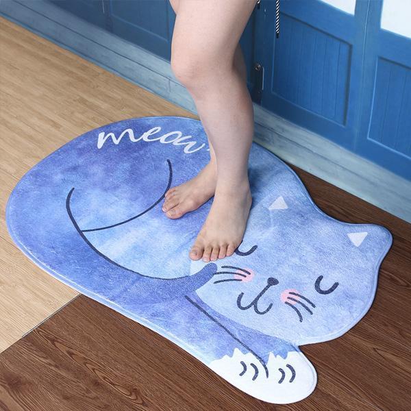 Meow Cat Plush Rug