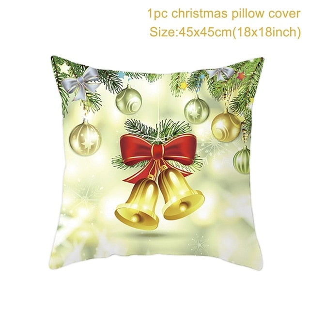 Merry Christmas Cushion Cover Ornaments Christmas Decoration
